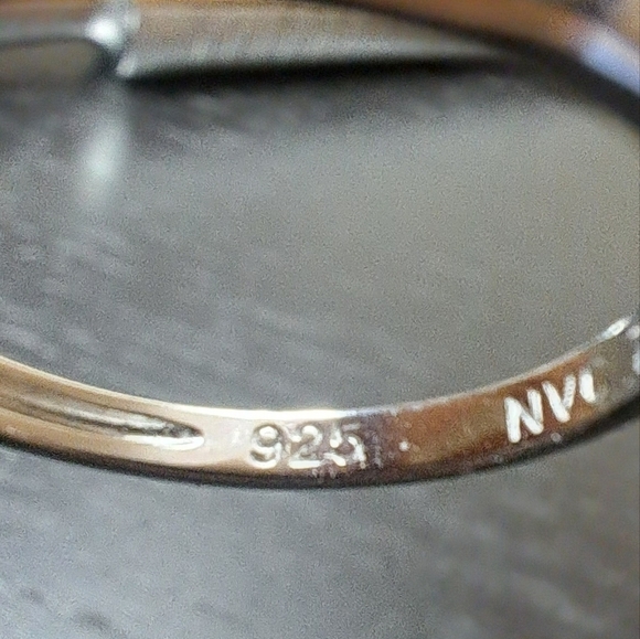 925 Sterling Silver Nataliya V Collister Marquise Cut Cubic Zirconia Ring - Picture 3 of 8